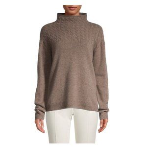 NWT SAKS FIFTH AVENUE Cable-knit Cashmere Sweather